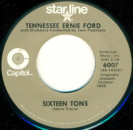 Tennessee Ernie Ford - Sixteen Tons / Mule Train