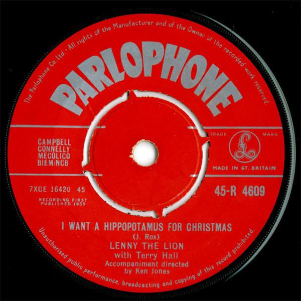 Terry Hall (4), Lenny The Lion - I Want A Hippopotamus For Christmas