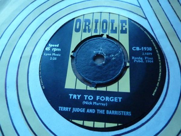 Terry Judge And The Barristers - Try To Forget