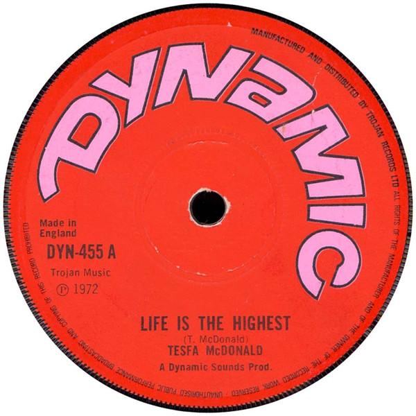 Tesfa McDonald - Life Is The Highest / Recarnate