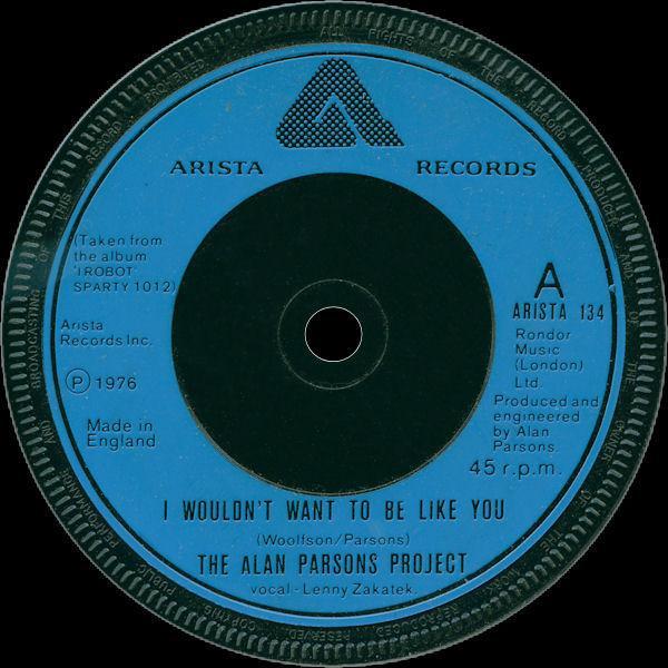 The Alan Parsons Project - I Wouldn't Want To Be Like You