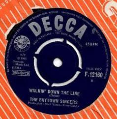 The Baytown Singers - Walkin' Down The Line / Let My Feet Fall On The Ground