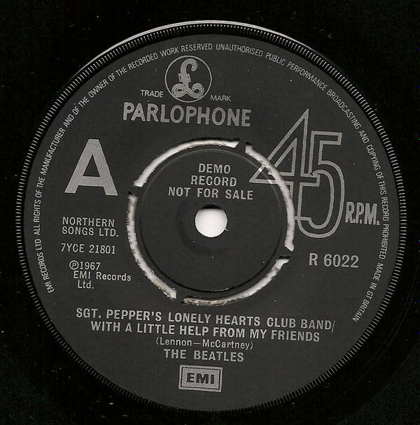 The Beatles - Sgt. Pepper's Lonely Hearts Club Band / With A Little Help From My Friends