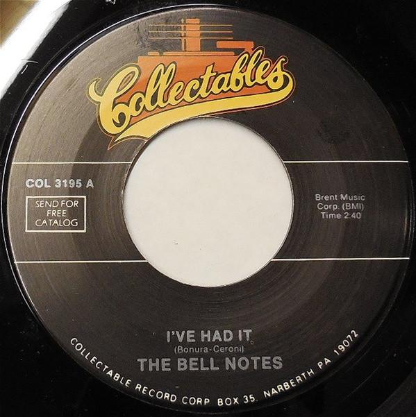 The Bell Notes, The Knockouts (2) - I've Had It / Darling Lorraine