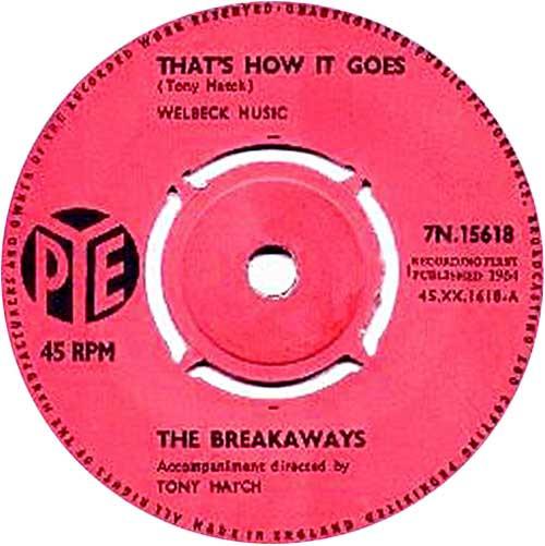 The Breakaways - That's How It Goes / He Doesn't Love Me