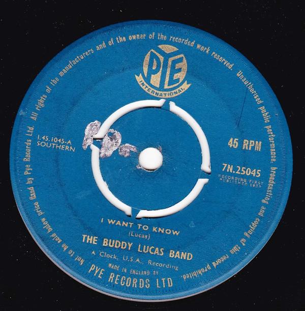 The Buddy Lucas Band - I Want To Know