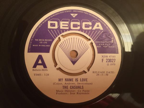 The Casuals - My Name Is Love