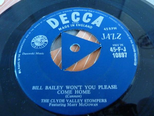 The Clyde Valley Stompers, Mary McGowan - Bill Bailey Won't You Please Come Home / Milenberg Joys
