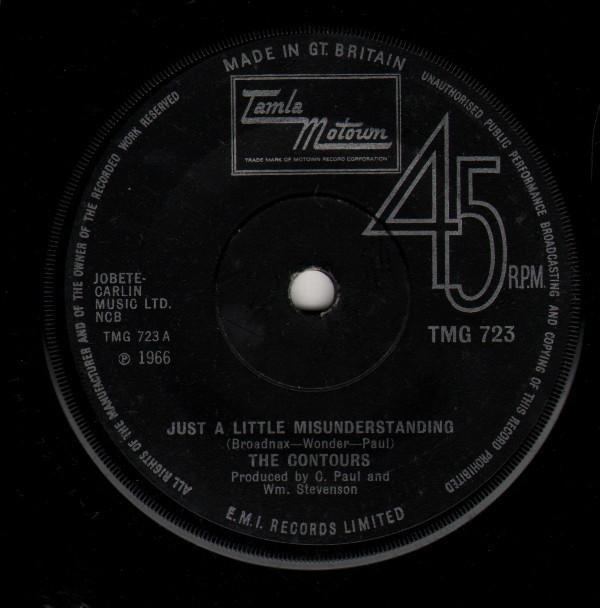 The Contours - Just A Little Misunderstanding