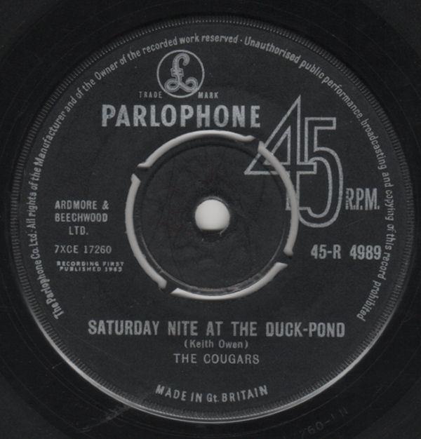 The Cougars (4) - Saturday Nite At The Duck Pond