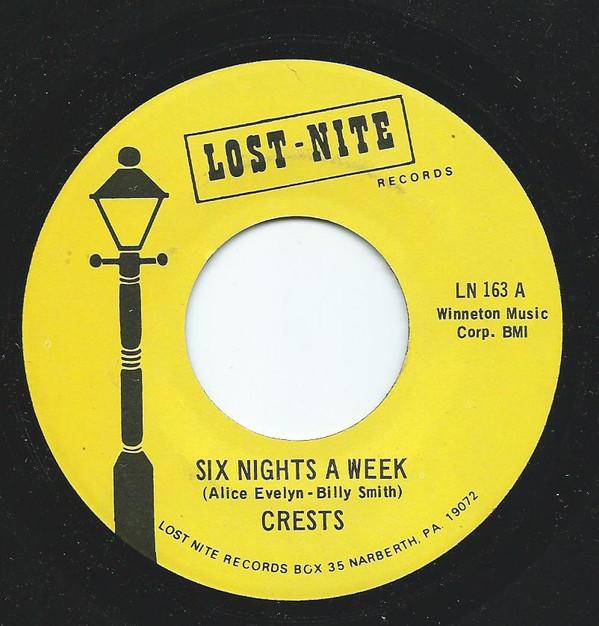 The Crests - Six Nights A Week / I Do
