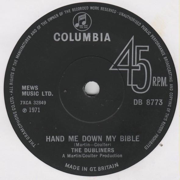 The Dubliners - Hand Me Down My Bible