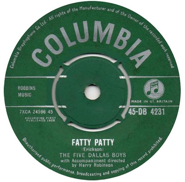 The Five Dallas Boys - Fatty Patty