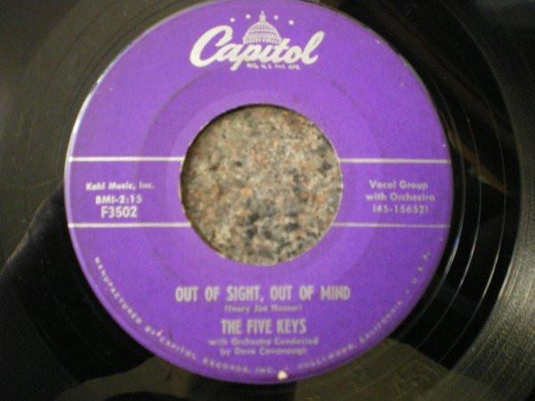 The Five Keys - Out Of Sight, Out Of Mind / That's Right
