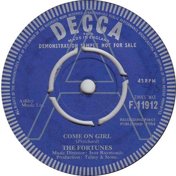 The Fortunes - Come On Girl