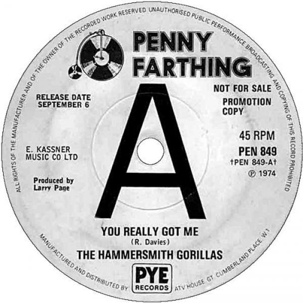 The Gorillas - You Really Got Me
