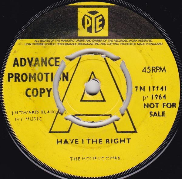 The Honeycombs - Have I The Right