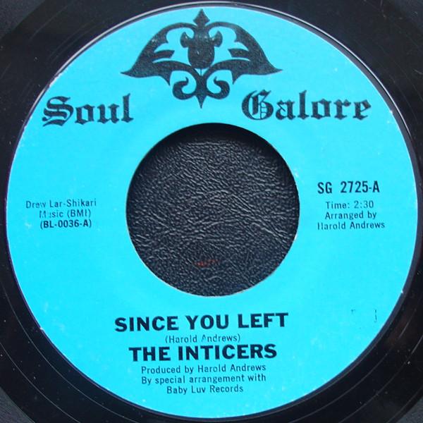 The Inticers - Since You Left