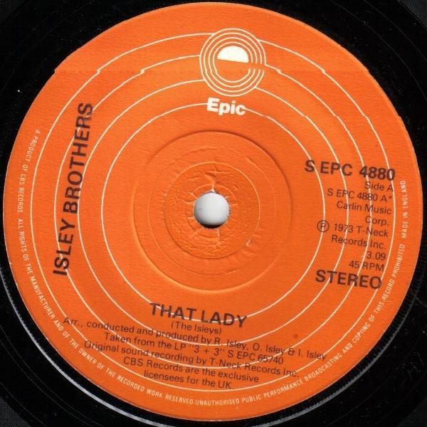 The Isley Brothers - That Lady / Summer Breeze