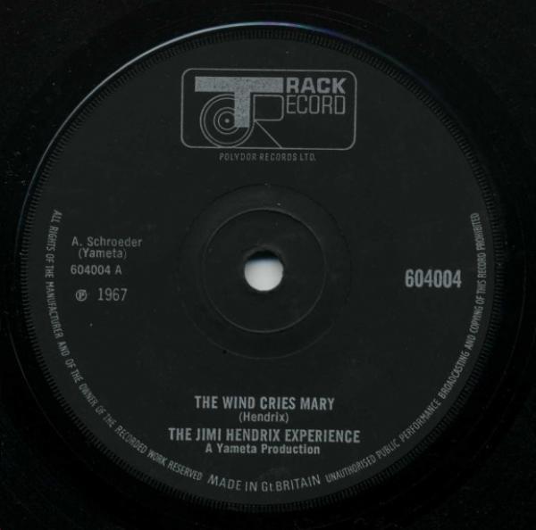The Jimi Hendrix Experience - The Wind Cries Mary
