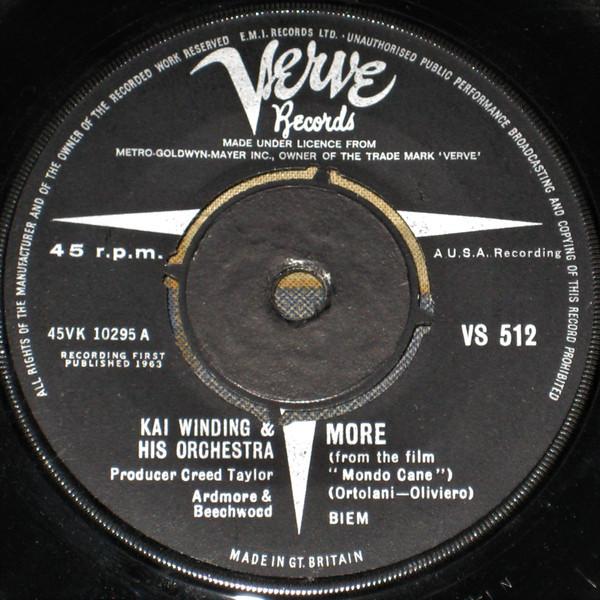The Kai Winding Orchestra - More / Comin' Home Baby