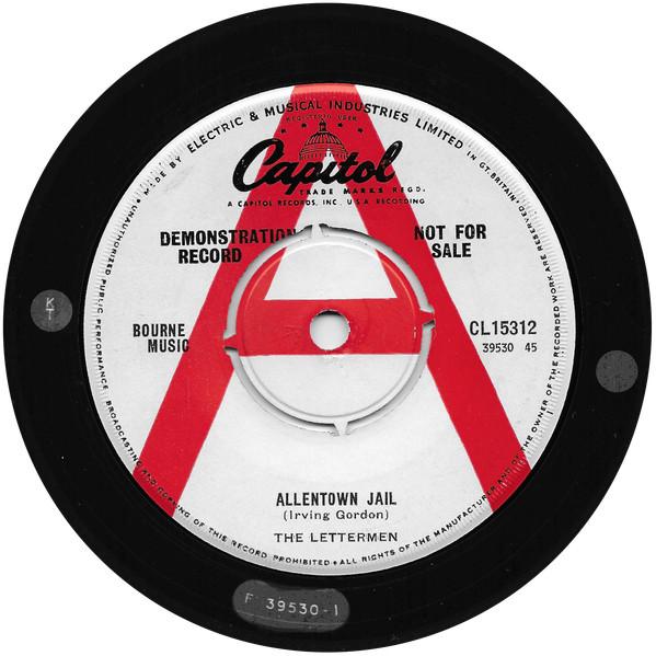 The Lettermen - Allentown Jail