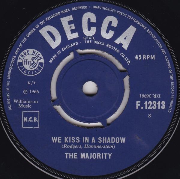 The Majority - We Kiss In A Shadow / Ring The Bells