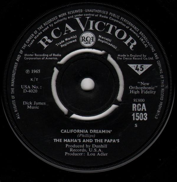The Mamas & The Papas - California Dreamin' / Somebody Groovy
