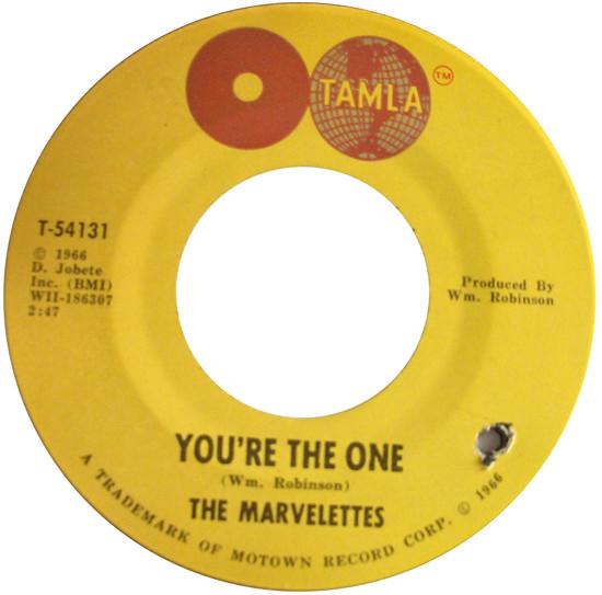 The Marvelettes - You're The One / Paper Boy