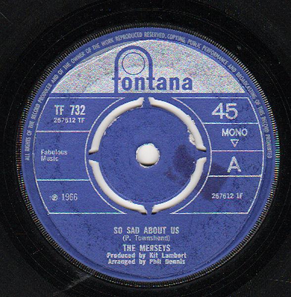 The Merseys - So Sad About Us