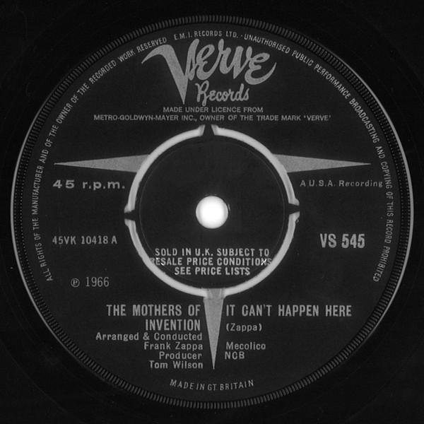 The Mothers - It Can't Happen Here