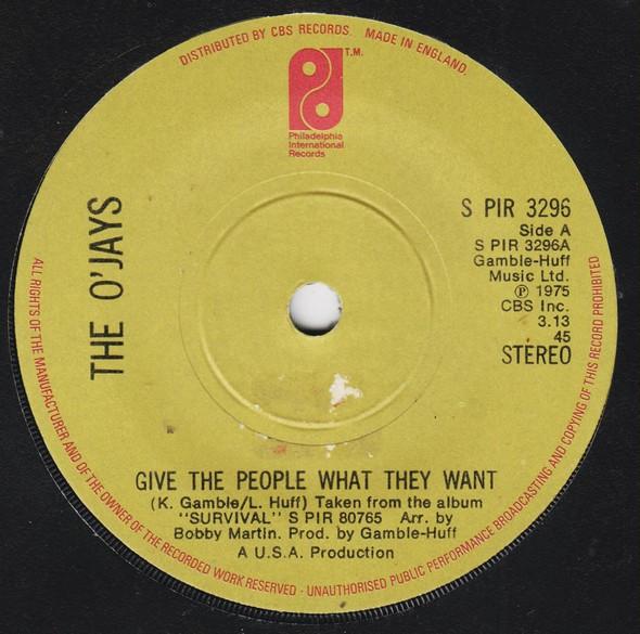 The O'Jays - Give The People What They Want
