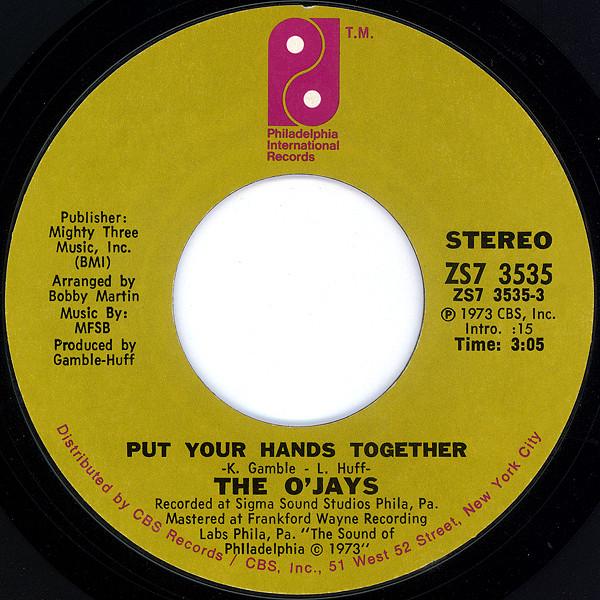 The O'Jays - Put Your Hands Together