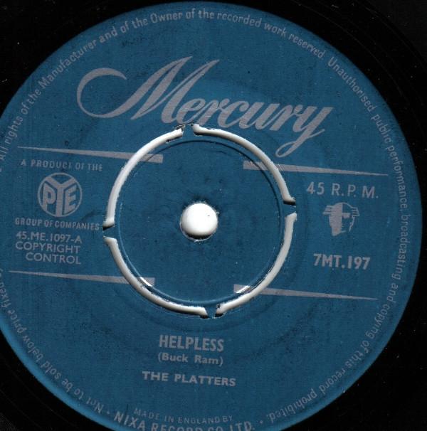 The Platters - Helpless / Indiff'rent