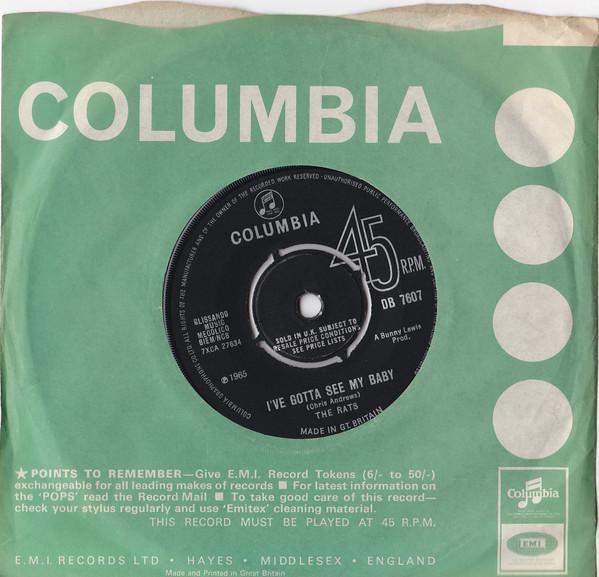 The Rats (4) - I Gotta See My Baby