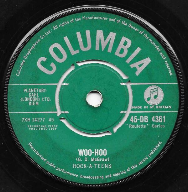 The Rock-A-Teens - Woo-Hoo / Untrue