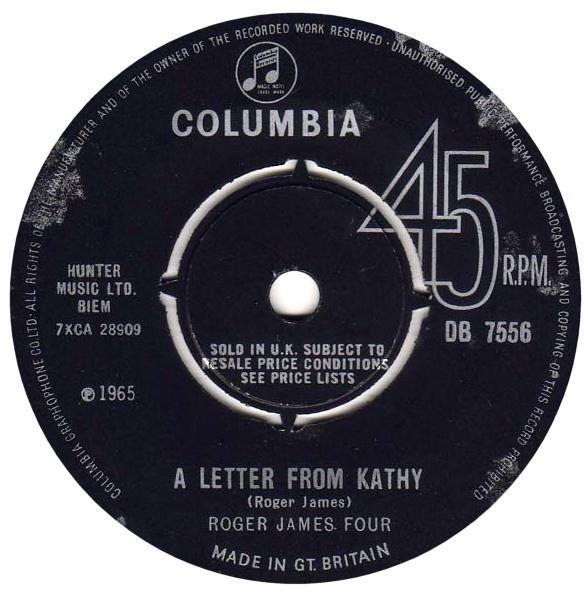 The Roger James Four - A Letter From Kathy