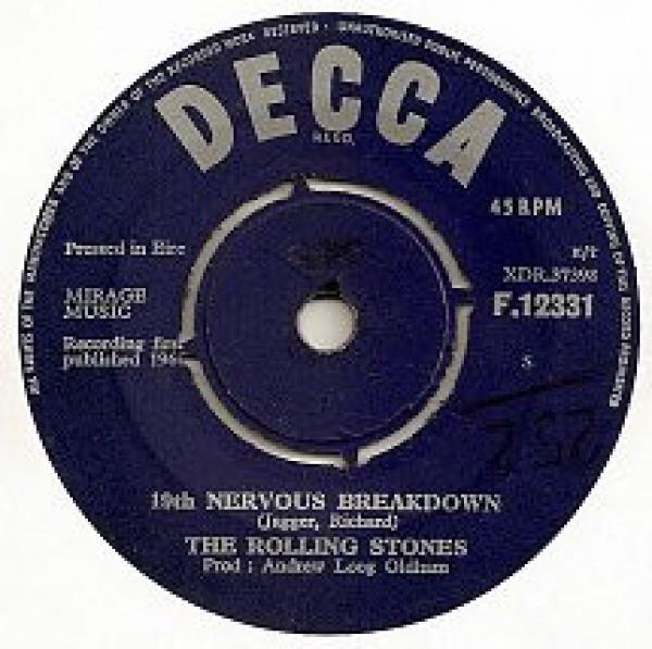 The Rolling Stones - 19th Nervous Breakdown / As Tears Go By
