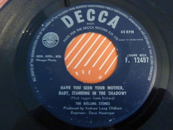 The Rolling Stones - Have You Seen Your Mother, Baby, Standing In The Shadow? / Who's Driving Your Plane