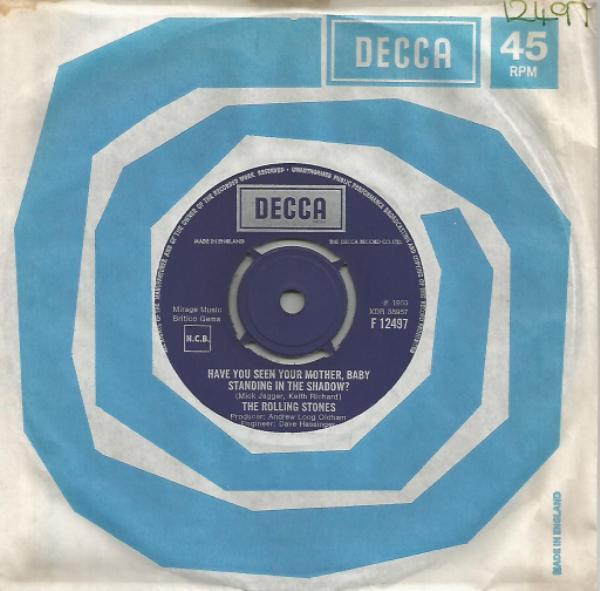 The Rolling Stones - Have You Seen Your Mother, Baby, Standing In The Shadow?