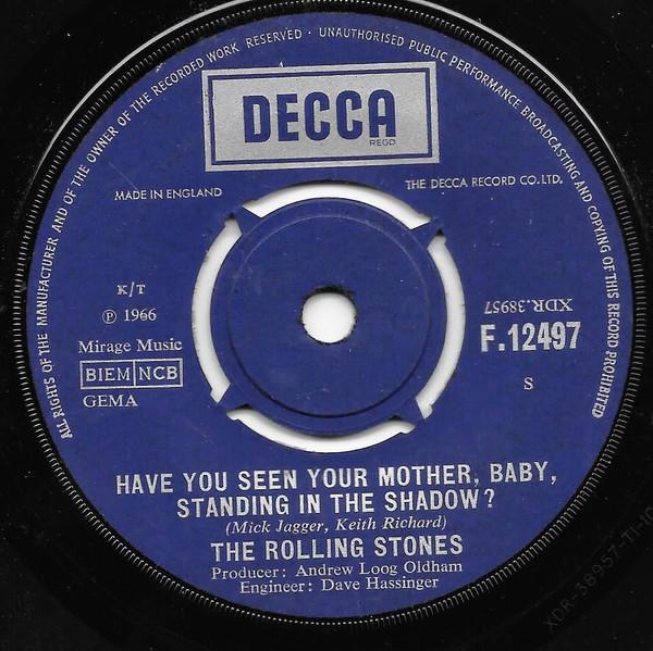 The Rolling Stones - Have You Seen Your Mother, Baby, Standing In The Shadow?