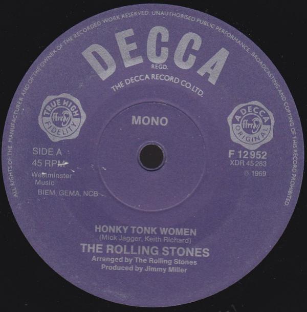The Rolling Stones - Honky Tonk Women / You Can't Always Get What You Want