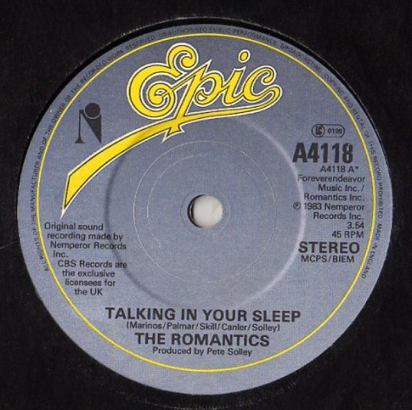 The Romantics - Talking In Your Sleep