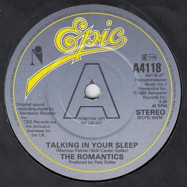 The Romantics - Talking In Your Sleep