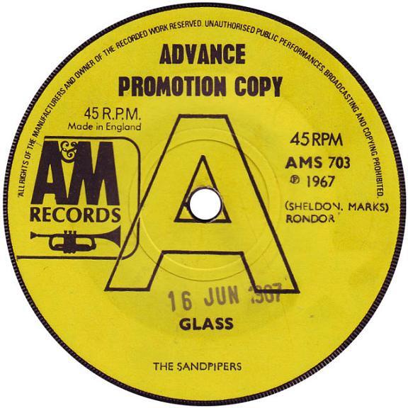 The Sandpipers - Glass / It's Over