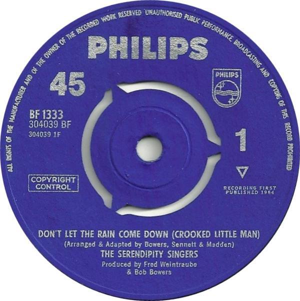 The Serendipity Singers - Don't Let The Rain Come Down (Crooked Little Man)