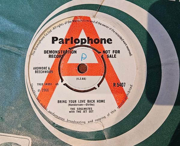 The Soulmates (2), The Jet Set (4) - Bring Your Love Back Home