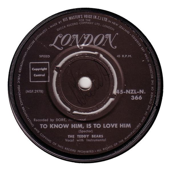 The Teddy Bears - To Know Him, Is To Love Him
