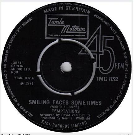 The Temptations - Smiling Faces Sometimes