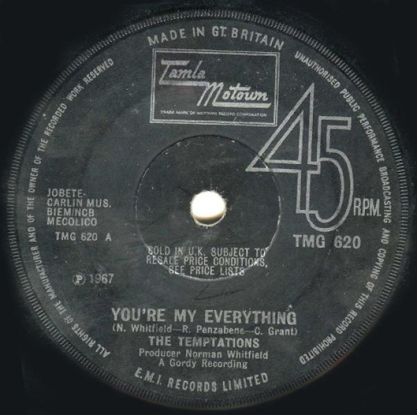 The Temptations - You're My Everything / I've Been Good To You